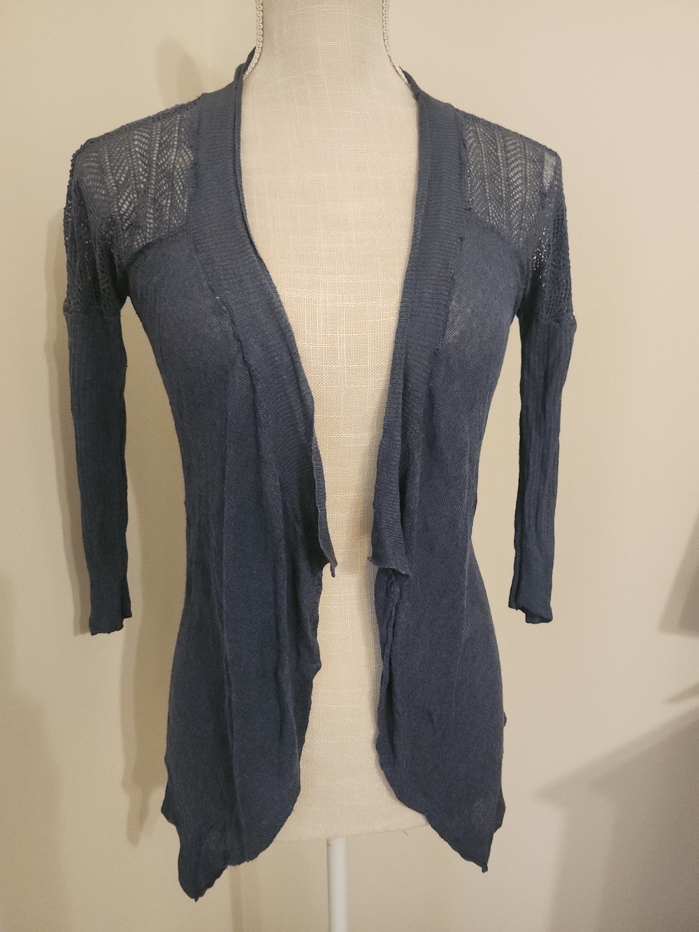 American Rag Open-Front Navy Blue Lightweight Cardigan